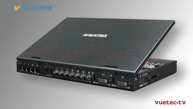 PVS0615 Portable 6 Channel AV Matrix Switcher mit 15,6" Display