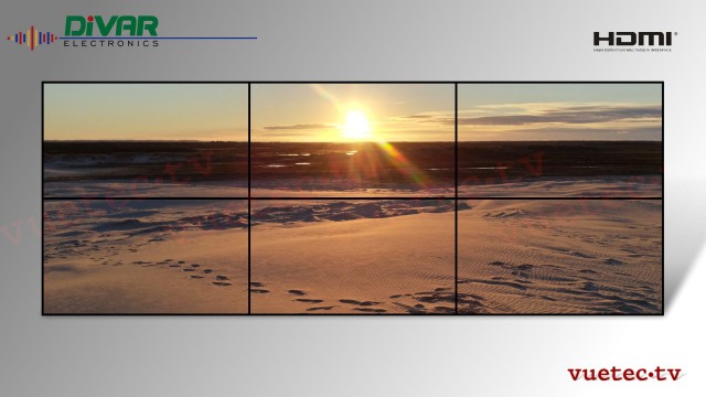 VideoWall Processor 1x HDMI zu 4x Displays