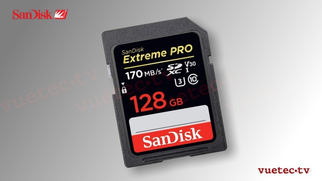 SanDisk 128 GB Extreme Pro SDXC UHS-I/Class 10 Memory Card
