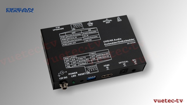 4K HDMI 2.0 Audio Extractor and Embedder