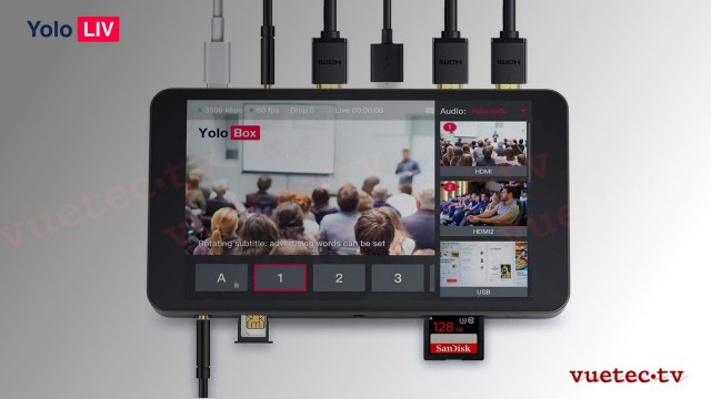 YoloLiv YoloBox FullHD Streaming Encoder mit Touchscreen