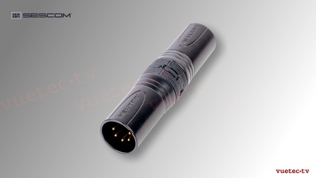 Adapter NHA5M5F - 5pin XLRM zu 5pin XLRF Inline