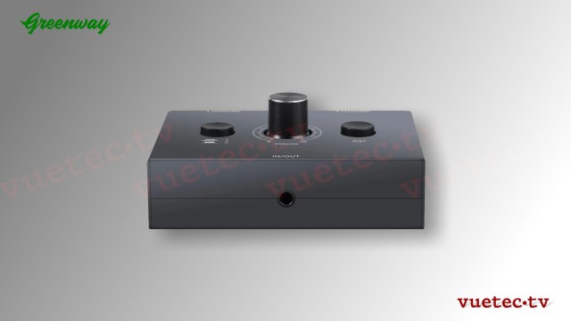 Audio-Umschalter 2-1/1-2 für MP3 Player u.ä.