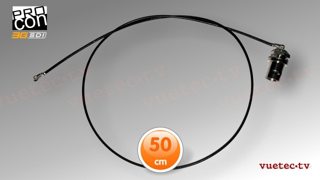 H.FL75 Videokabel + Adapter 3G-SDI, H.FL zu BNC