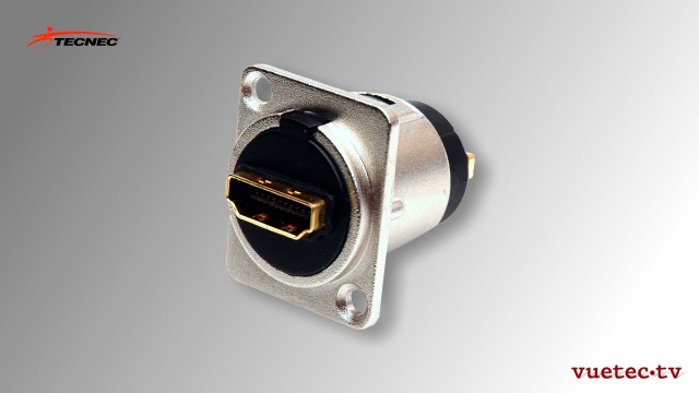 HDMI Einbau-Verbindungsadapter, HDMI-A Buchse zu HDMI-A Buchse