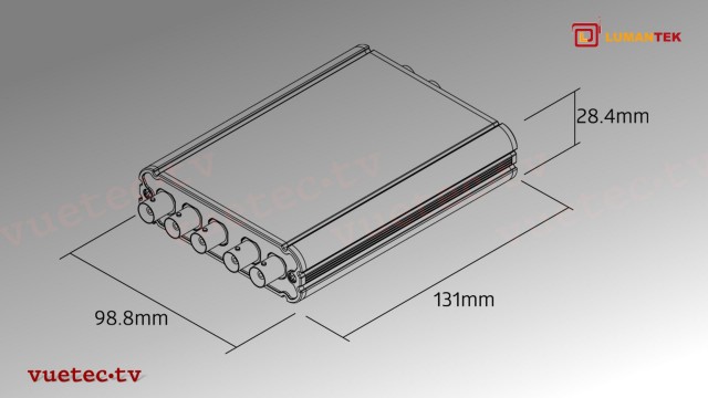 BAT-3AS - Analog zu HD/SD-SDI High Performance Mini-Converter
