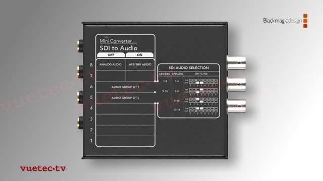 Blackmagic MiniConverter SDI zu Audio
