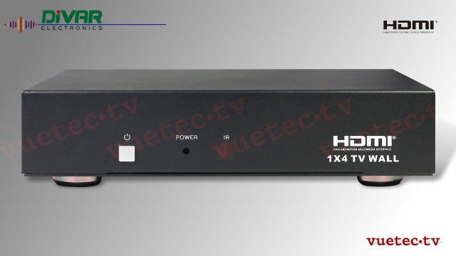 VideoWall Processor 1x HDMI zu 4x Displays