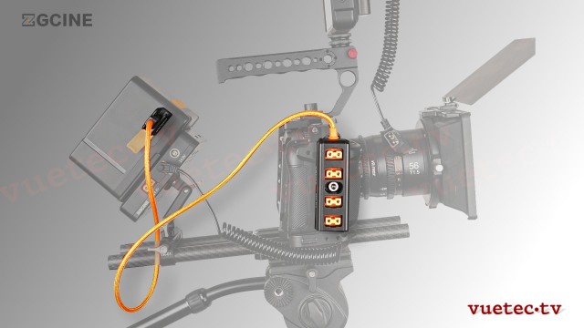 DC-Power Adapter D-Tap 4fach Verteiler