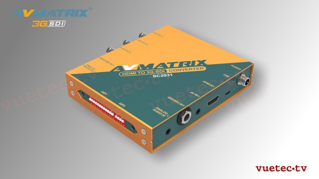 Mini Konverter SC2031 - HDMI + AV zu SDI Scaling Conveter