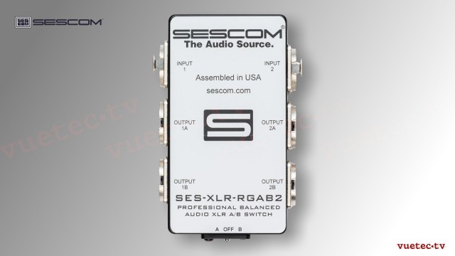 Audio-Umschalter für Stereo Audio Leitungen 2x1