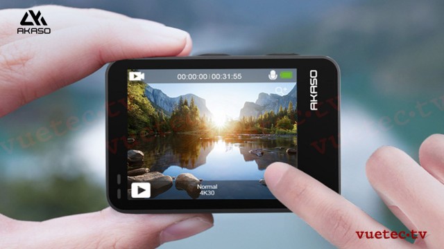 ActionCam BRAVE 7LE - wasserdichte 4K Kamera mit TouchScreen