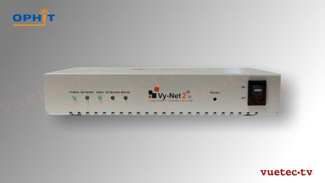 KVM over LAN Extender Vy-net2 für 4K HDMI, Audio & USB - Transmitter