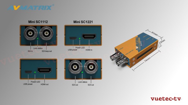 Micro Konverter SC1112 - SDI zu HDMI
