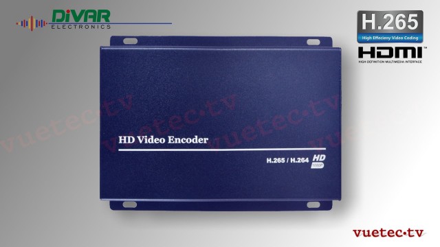 H.265 IP Encoder HDMI input, Power over Ethernet