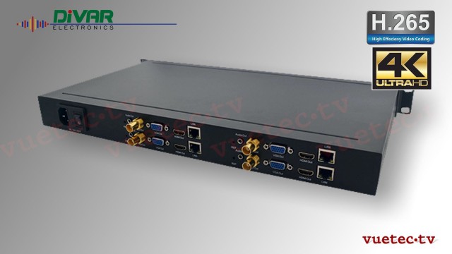 4 Kanal H.265 IP Decoder SDI, HDMI, VGA output