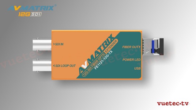 Fiber Extender FE1121-12G - SDI Übertragung auf optischen Leitungen