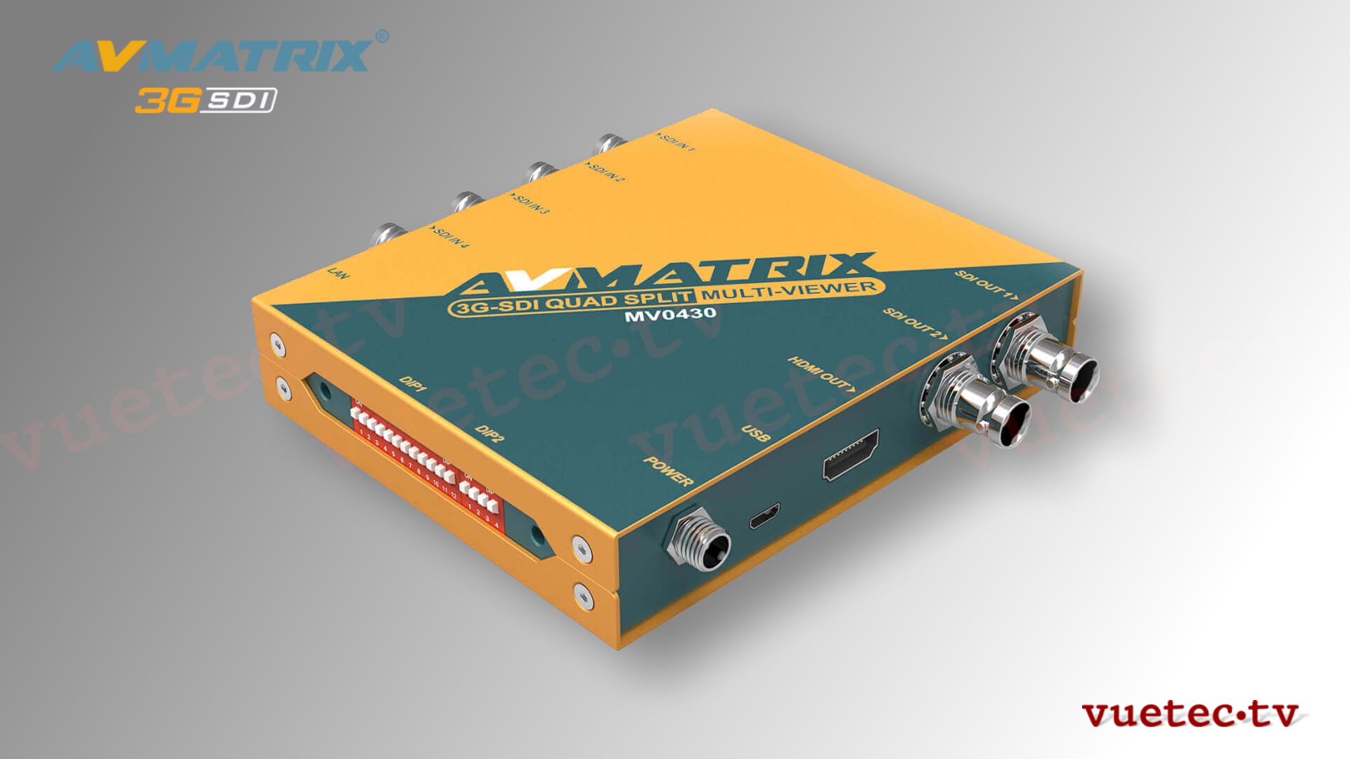 QuadSplitter MultiViewer Video vuetec.tv B2b