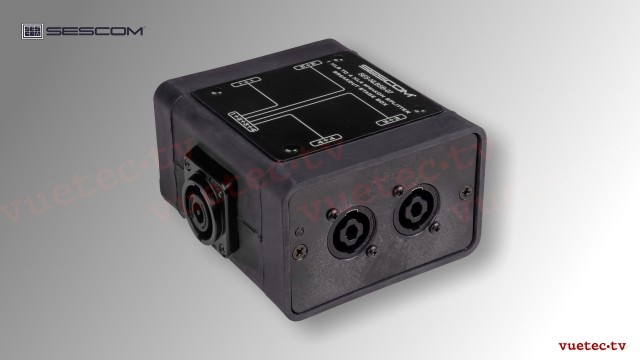 SpeakON-Breakout NL8F zu 4x NL4, sym. Speaker Level, passiv, 4fach parallel Splitter