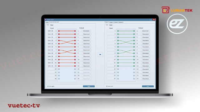 ez-VM16 16x16 SDI Matrix Switcher