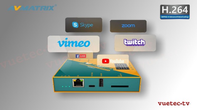 SE2017 H.264 Streaming Encoder + Recorder mit SDI- und HDMI Inputs