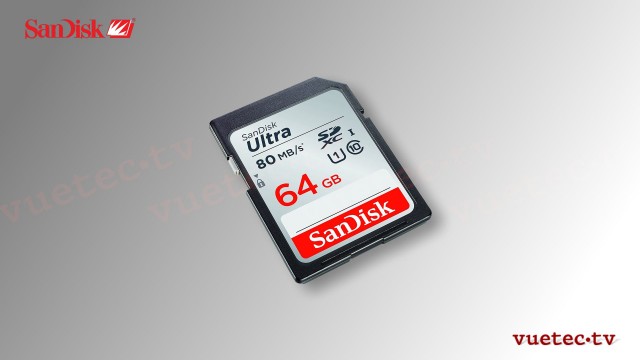 SanDisk 64GB Ultra SDXC UHS-I/Class 10 Memory Card