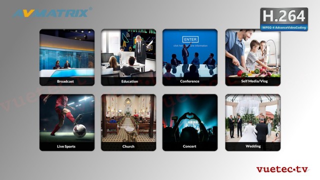 SE2017 H.264 Streaming Encoder + Recorder mit SDI- und HDMI Inputs