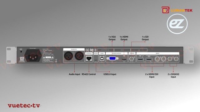 ez-CGER VM4 All-In-One Video Switcher und Titler