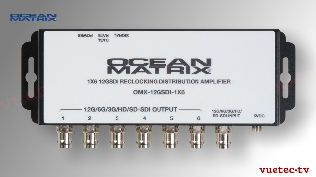 Distribution Amplifier 12G-1x6 - 12G-SDI zu 6x 12G-SDI, reclocked