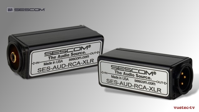 Galvanische Trennung und Impedanzwadler, RCA-F zu XLR-M