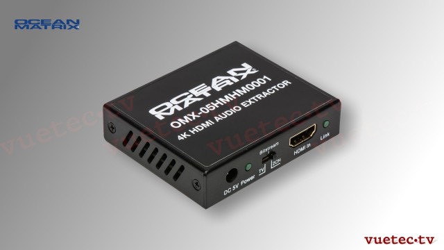 Audio Extractor/De-Embedder - 4K HDMI to HDMI with Dolby ATMOS
