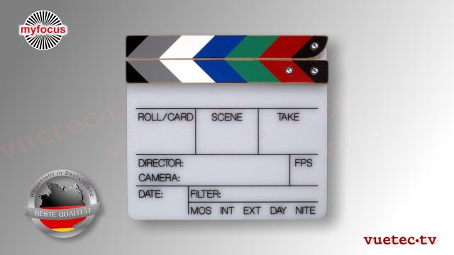 Film-Klappe - Production Slate - mittel