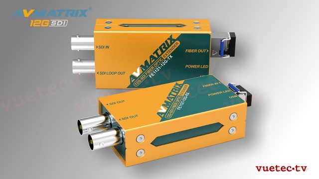 Fiber Extender FE1121-12G - SDI Übertragung auf optischen Leitungen