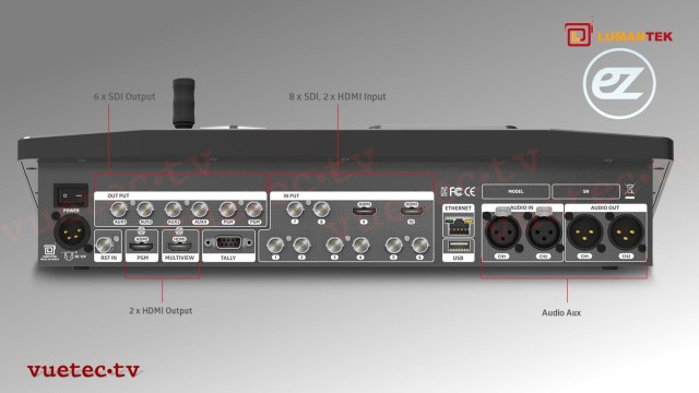 ez-PRO VS10 10-Channel AV Matrix Switcher + MultiViewer, Kompaktgerät