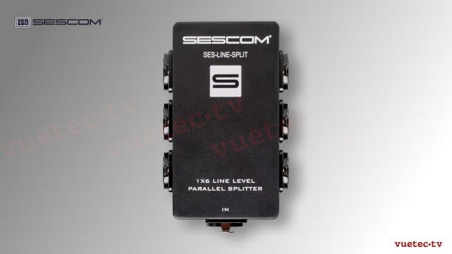 Audio-Splitter XLR3F zu 6x XLR3M, sym. Line Level, passiv, 6fach Verteiler