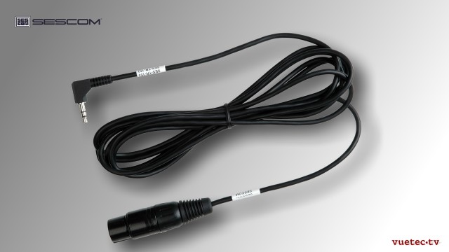 Adapter TR153 - TRS 3,5 mm zu XLR 3pin, DC Filter