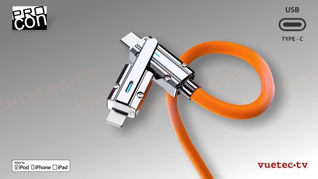 USB FastCharging Kabel USB-C/A zu USB-C/Ligthning