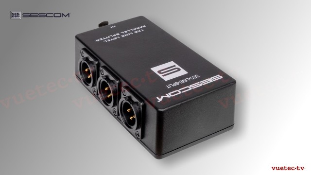 Audio-Splitter XLR3F zu 6x XLR3M, sym. Line Level, passiv, 6fach Verteiler