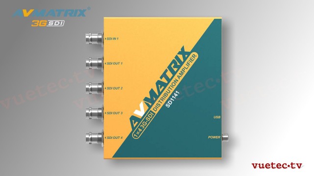 Distribution Amplifier SD1141 - SDI zu 4x SDI, reclocked