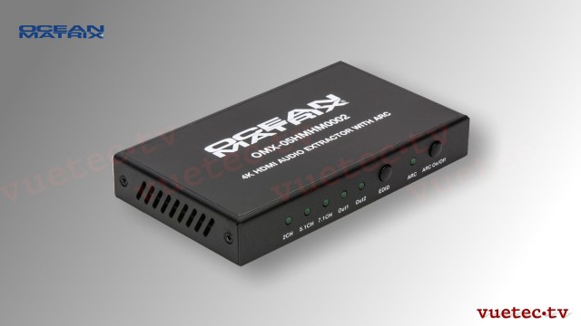 Audio Extractor/De-Embedder - 4K HDMI to HDMI with Dolby ATMOS