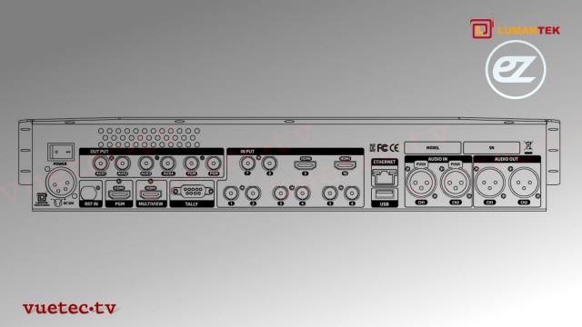 ez-PRO VS10 10-Channel AV Matrix Switcher + MultiViewer, Kompaktgerät