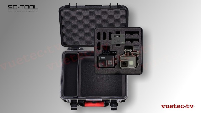 Schutzkoffer für 2 GoPro Kameras und Zubehör - SmartCase GA500