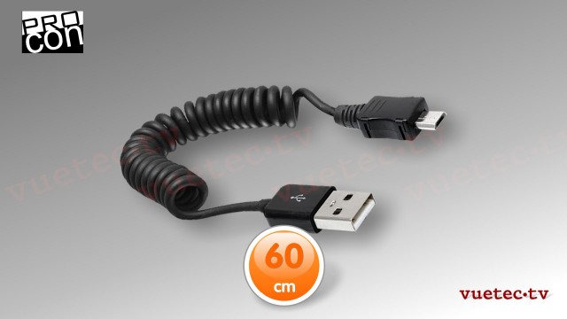 DC-Power Anschlußkabel USB-A zu USB-Micro B