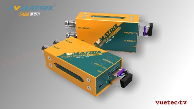 Fiber Extender FE1121 - SDI Übertragung auf optischen Leitungen