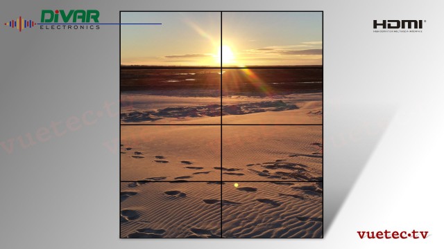 VideoWall Processor 1x HDMI zu 4x Displays