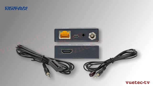 HDMI 1x8 Splitter & Cat6/6a/7 Extender with 8 Receivers - PoC/IR/EDID