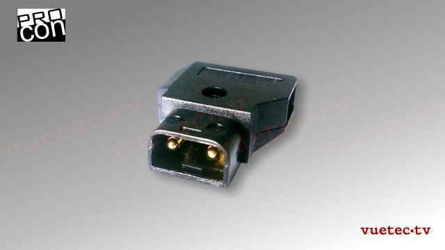 DC-Power Stecker - D-tap Stecker (powertap) schmal