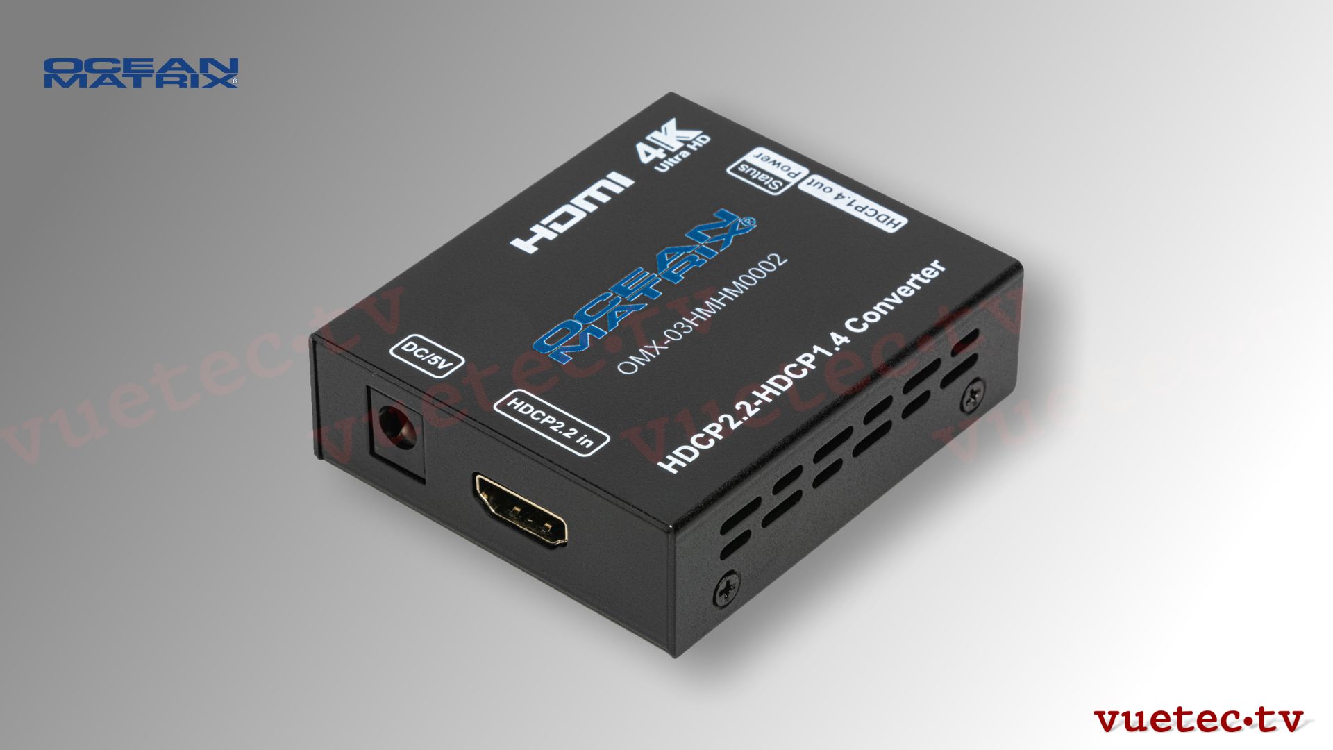 4K HDCP 2.2 to HDCP 1.4 Converter HDCP Processing Video vuetec.tv