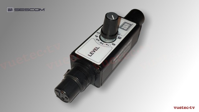 Pegelsteller MKP29-XL, Mono, XLR3M - XLR3F symmetrisch I/Os