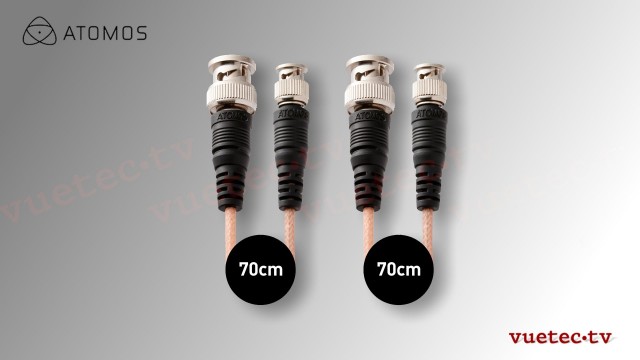 Adapter BNC-M zu ATO Mini-BNC-M - 70 cm